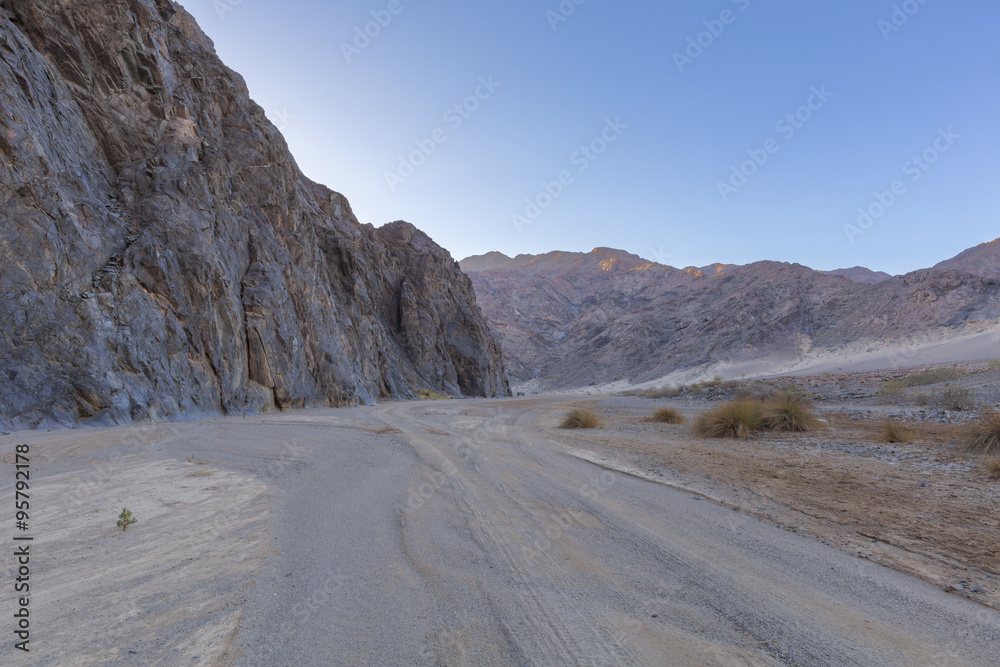 Dry riverbed Dry riverbed