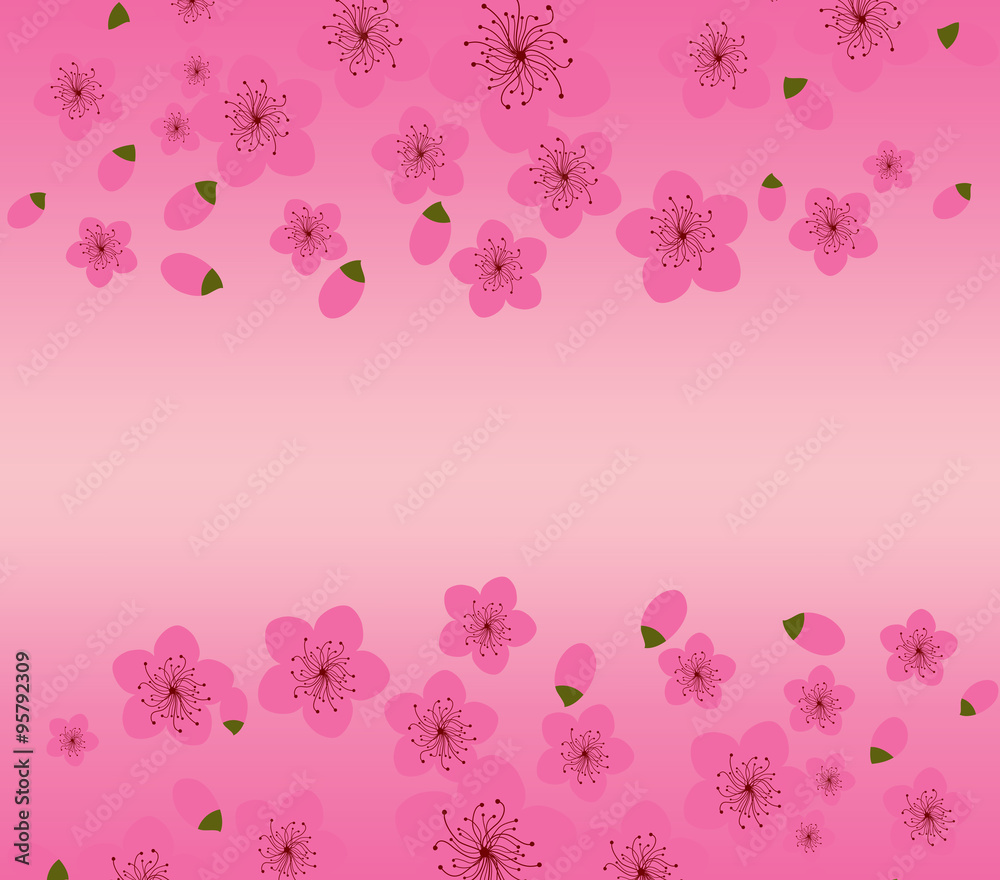 Chinese New Year plum blossom Background