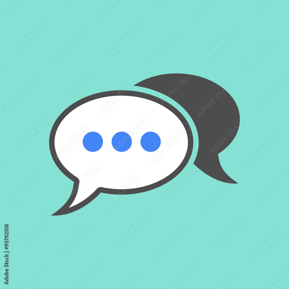 Chatting icon. Chatting icon.