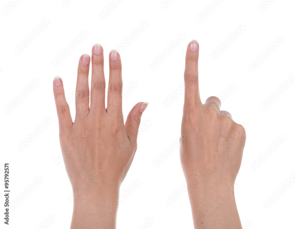 hands show the number six hands show the number six