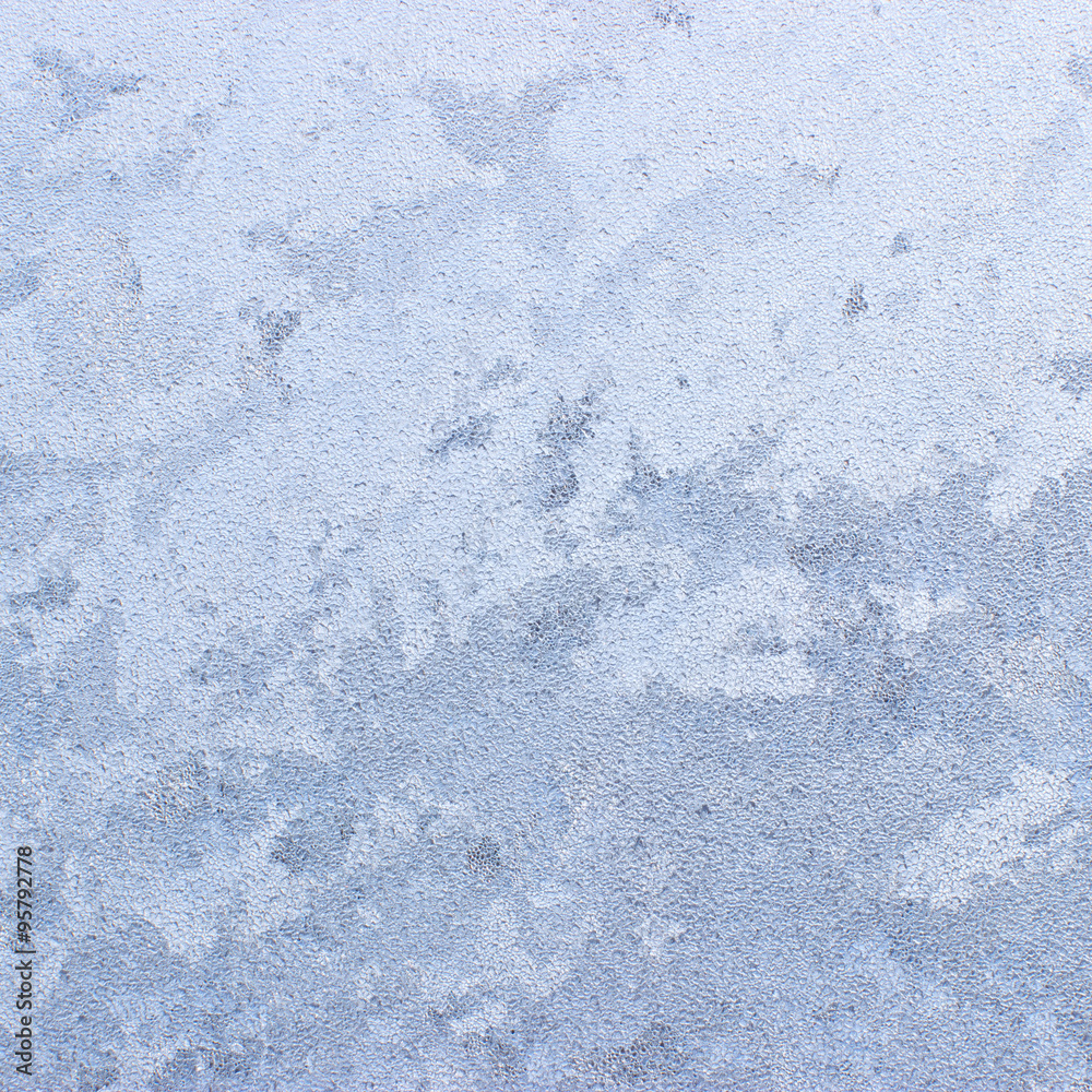Obraz premium Ice patterns on winter glass