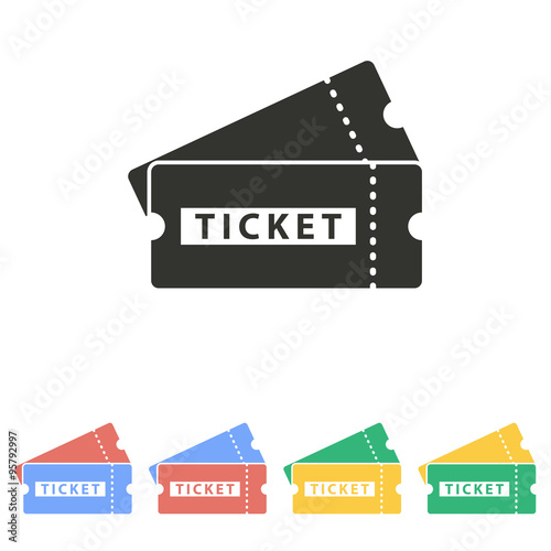 Ticket  icon.