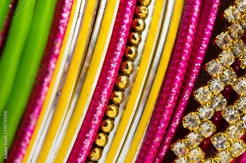 Bangles stacked together