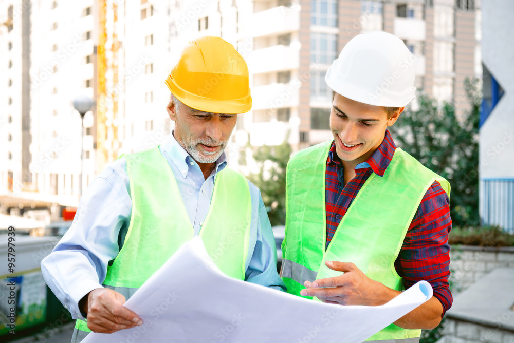 Concept for professional contractors or architects Concept for professional contractors or architects