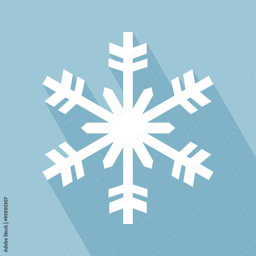 Snowflake Icon. Snowflake Icon with Long Shadow. Snowflake Icon in Flat Design Style. EPS 10 vector illustration for design. All in a single layer. Vector illustration. Snowflake Icon. Snowflake Icon with Long Shadow. Snowflake Icon in Flat Design Style. EPS 10 vector illustration for design. All in a single layer. Vector illustration.
