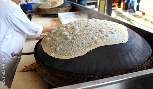 Traditional Lebanese Flat-bread Oven, The Saj photo
