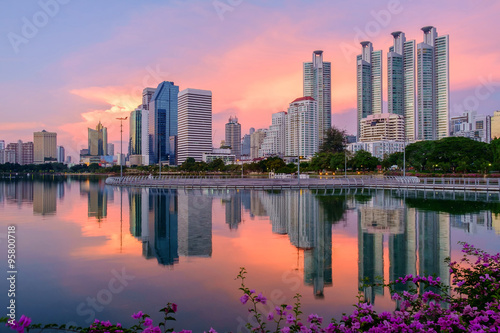 Photography Bangkok city downtown