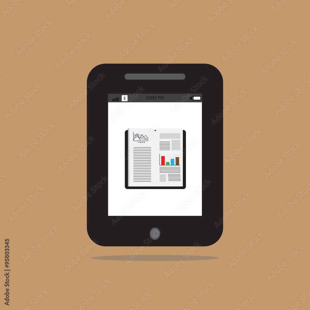 Graphics in tablets vector Graphics in tablets vector