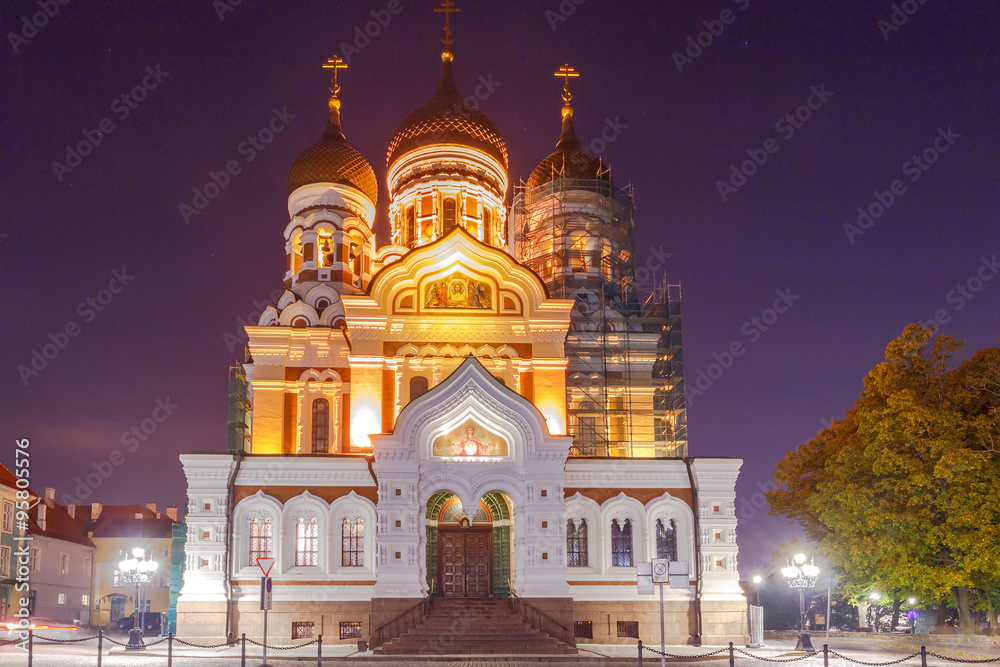 Fototapeta premium Tallinn. Alexander Nevsky Church.