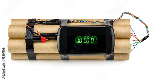 Tapety artystyczne Bomb with timer1
