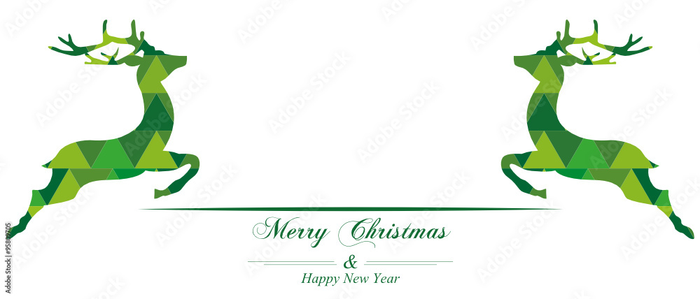 Naklejka premium christmas card