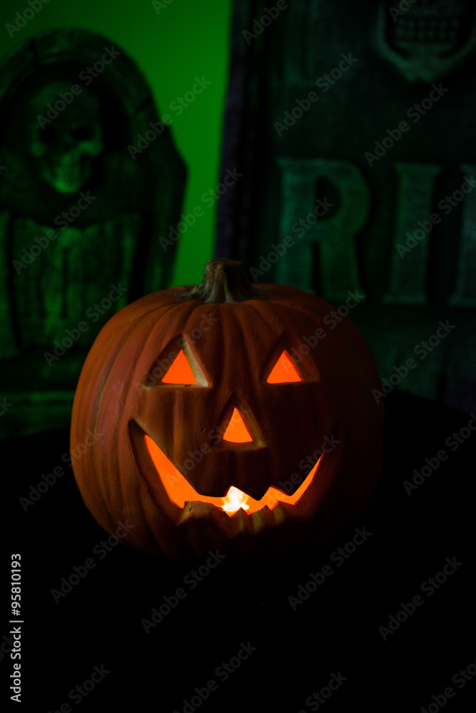 Fototapeta premium Creepy Pumpkin