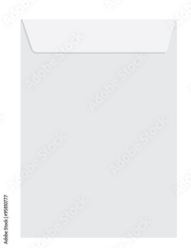 White closed envelope