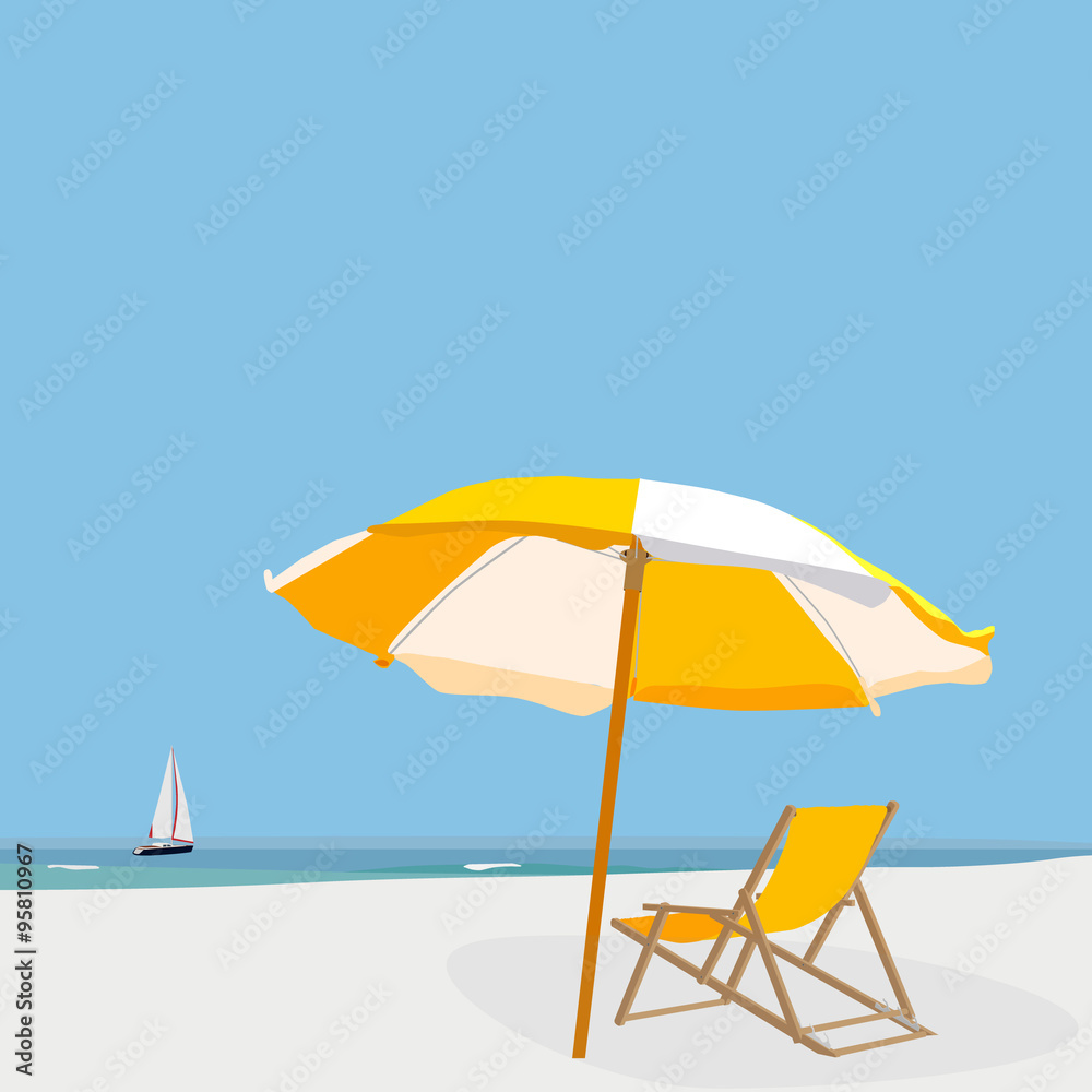 Beach illustration