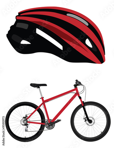 Bicycle helmet and bicycle
