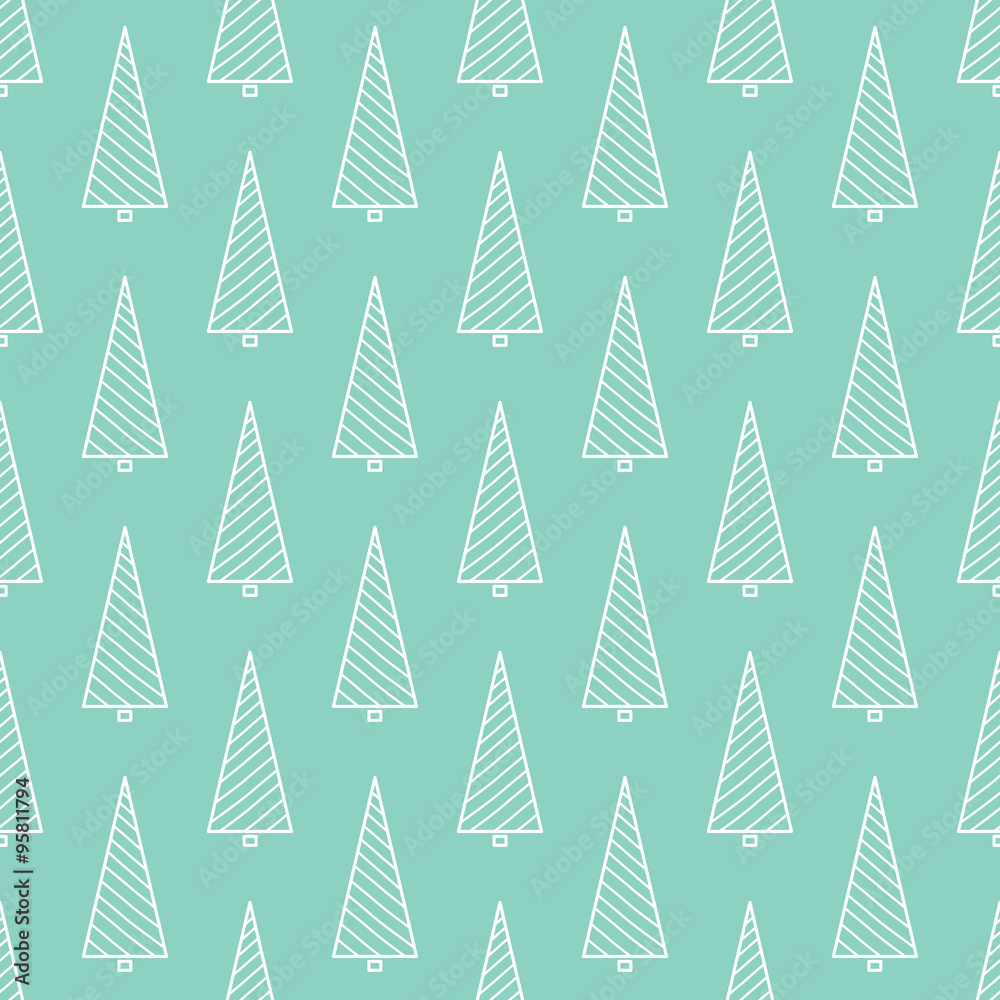 vector seamless pattern with stylized Christmas trees vector seamless pattern with stylized Christmas trees