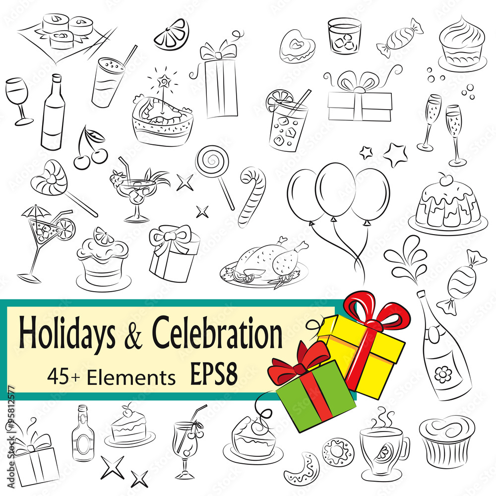 Obraz premium Holidays and Celebration