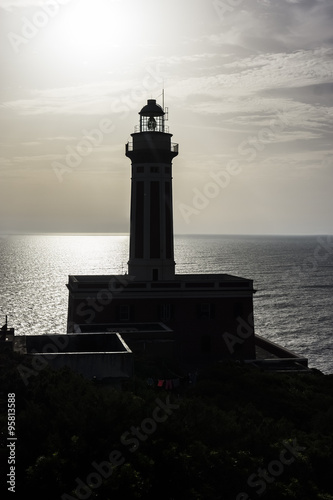 Leuchtturm Faro di Punta Carena auf Capri photo