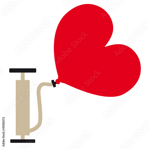 Heart balloon