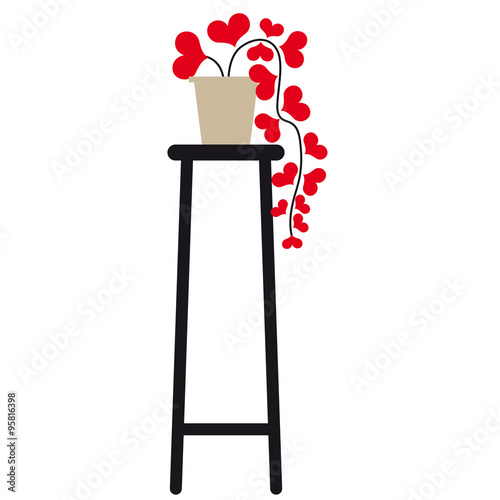 Heart flowers