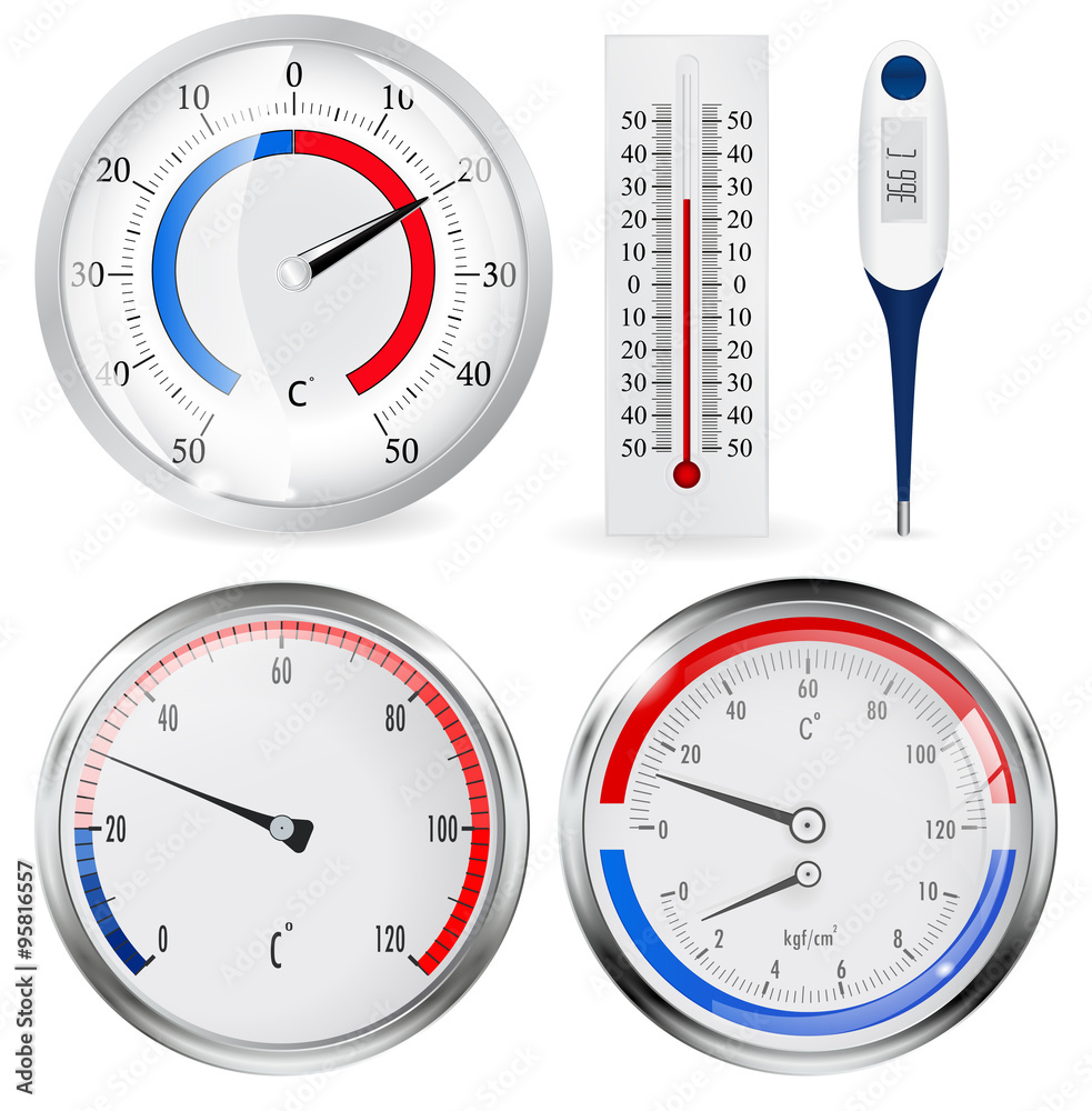Naklejka premium Thermometer. 