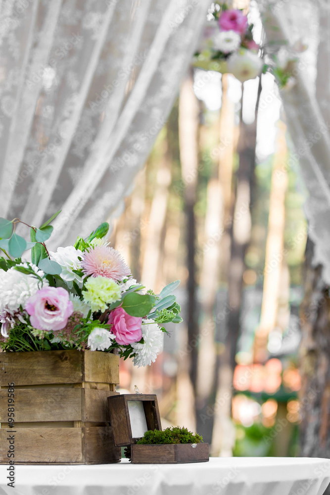 Fototapeta premium box for wedding rings