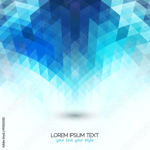 Technology concept abstract geometric background, brochure cover template design