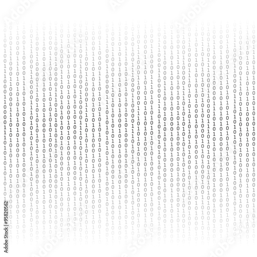 Binary Code Background.