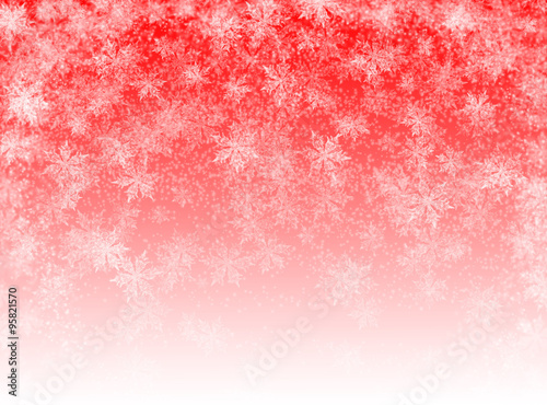 Red winter background 
