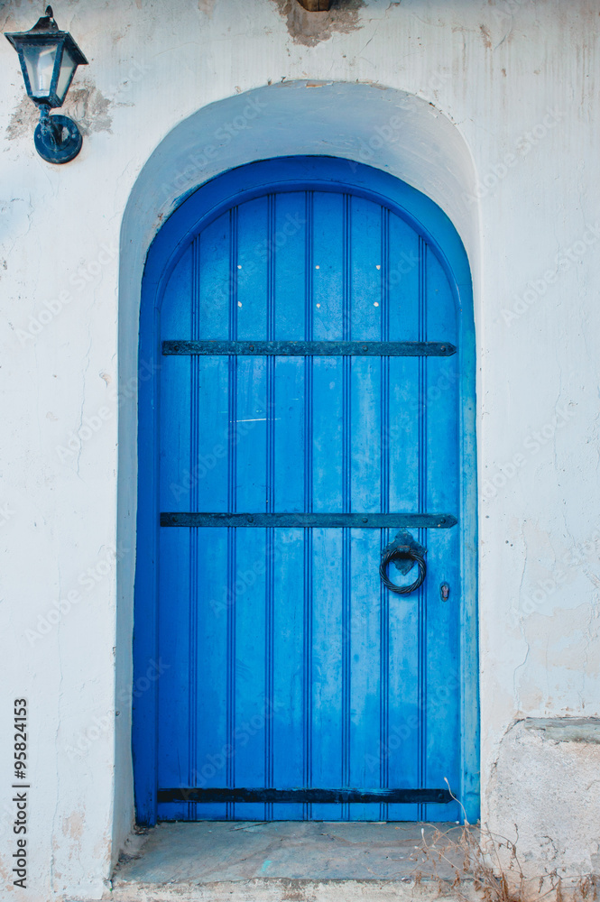 Fototapeta premium Blue door