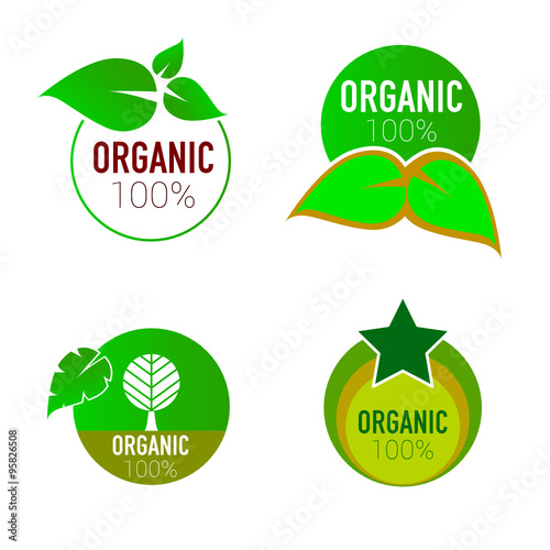 organic icon green circle vector
