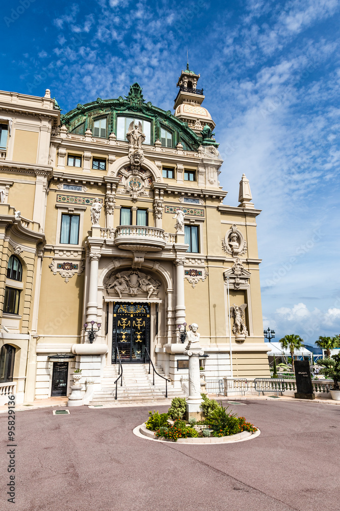 Side Entrance Of Casino In Monte Carlo-Monaco