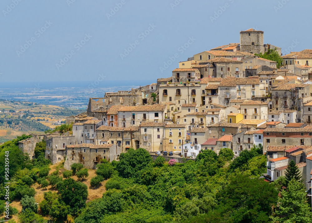 Altomonte town view, Italy.
