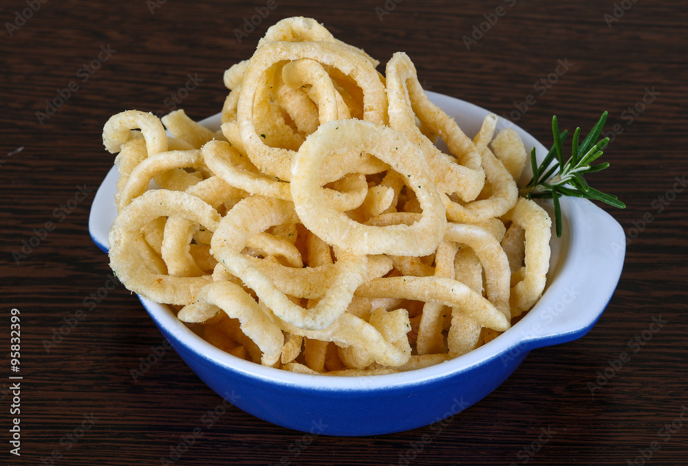 Fried onion rings Fried onion rings