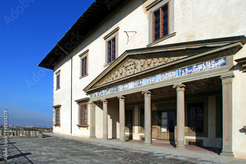 Italia,Toscana, la Villa Medicea di Poggio a Caiano.