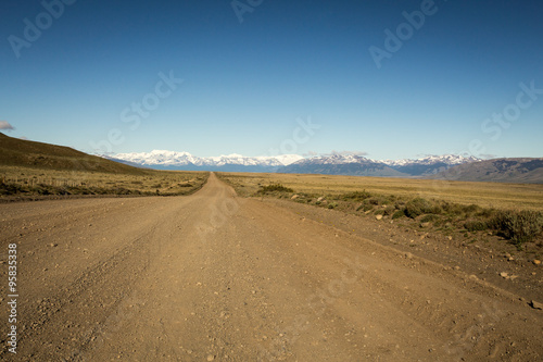 long gravel road patagonia © rusty elliott