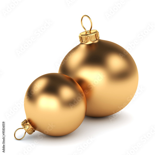 Gold Christmas ball