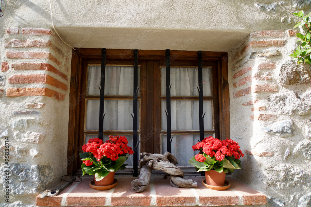 window of a medieval house