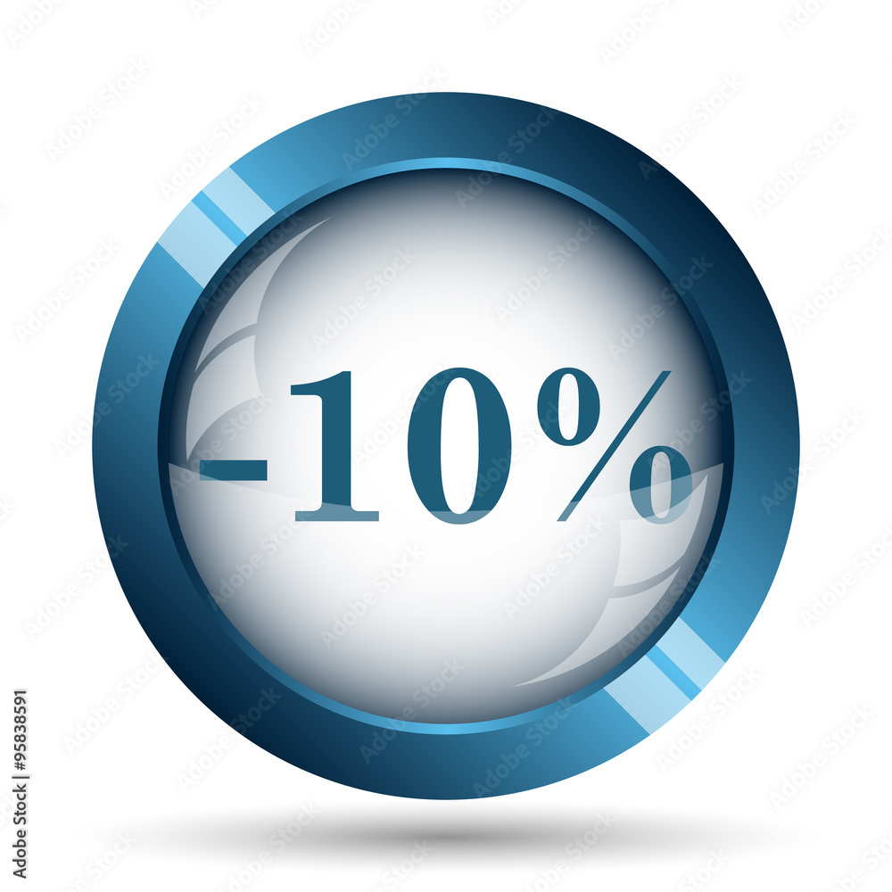 10 percent discount icon