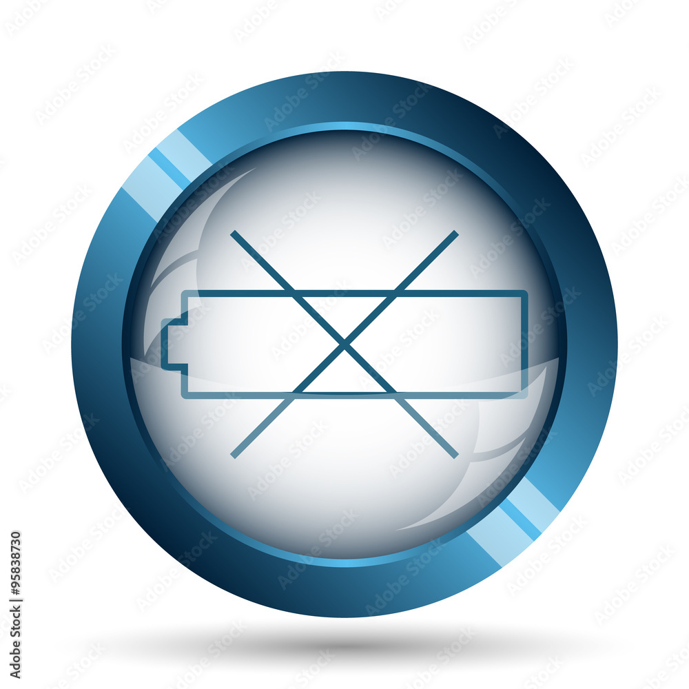 Empty battery icon