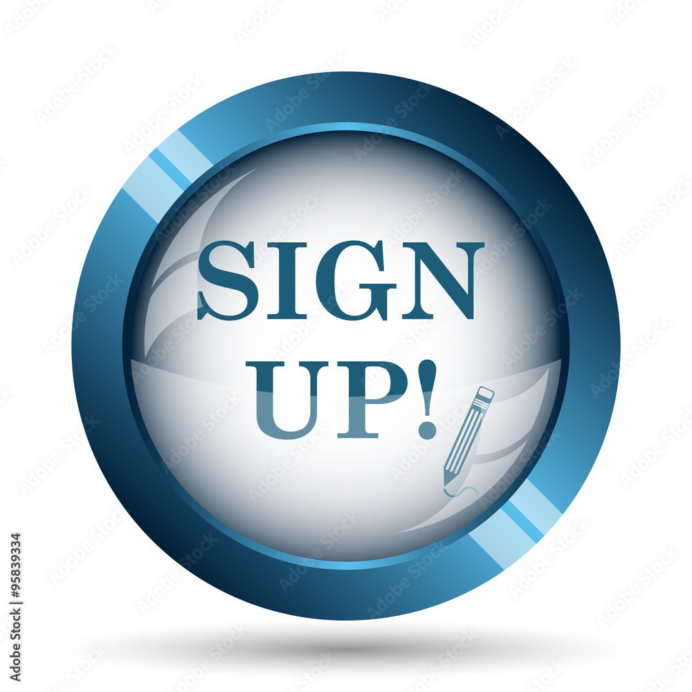 Sign up icon Sign up icon