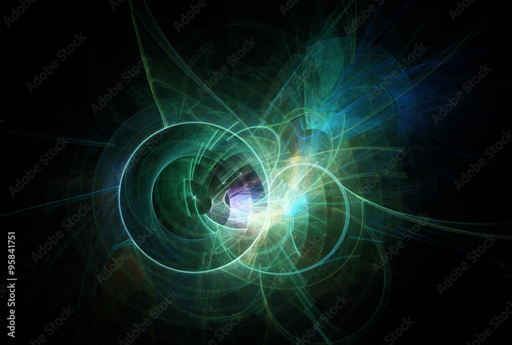 Abstract fractal background