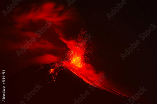 Tungurahua Volcano Explosion
