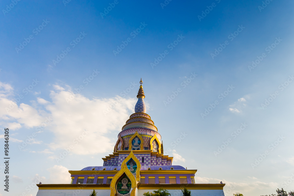Naklejka premium Temple historic site sacred for worship.