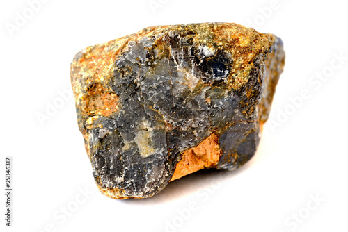Cuadro en lienzo corundum rock isolated on white