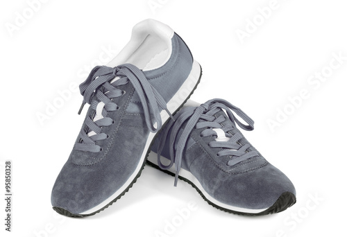 Running shoes isolated on white. Casual style sneakers.