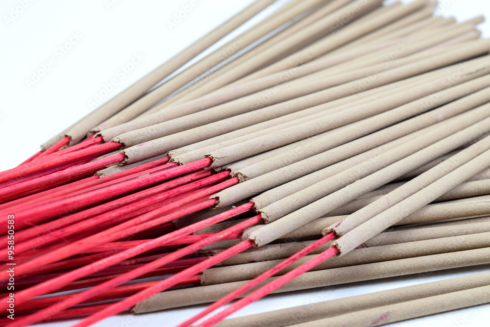 incense stick on white background isolated incense stick on white background isolated