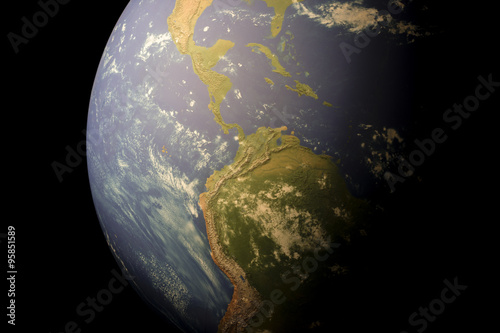 view of planet Earth from space