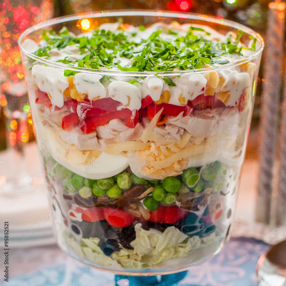 Christmas Layered Salad Christmas Layered Salad