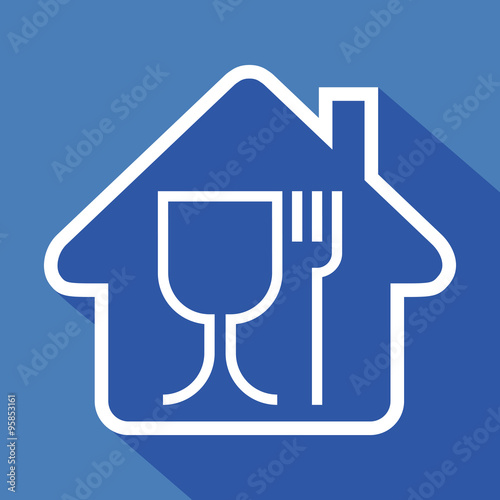 Logo maison et restaurant.